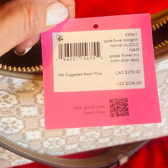 New Kate Spade floral cross body bag - Picture 8 of 8